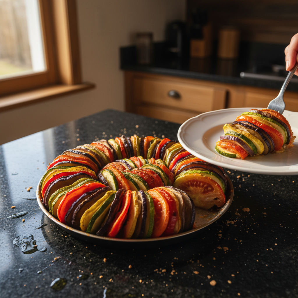 Romantische Ratatouille Mahlzeit