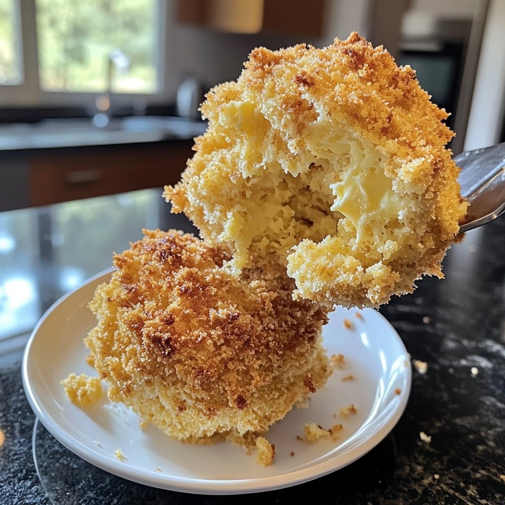 Kartoffelknödel mit Butterbröseln und Petersilie