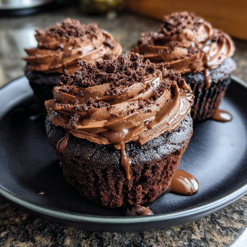Schoko Stout Cupcake Freude