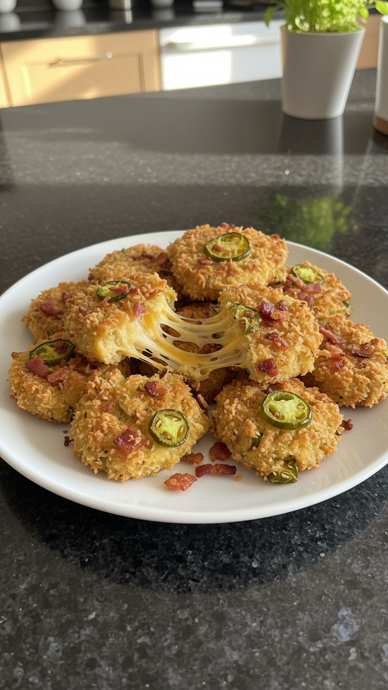 Knusprige Jalapeño Bacon Häppchen