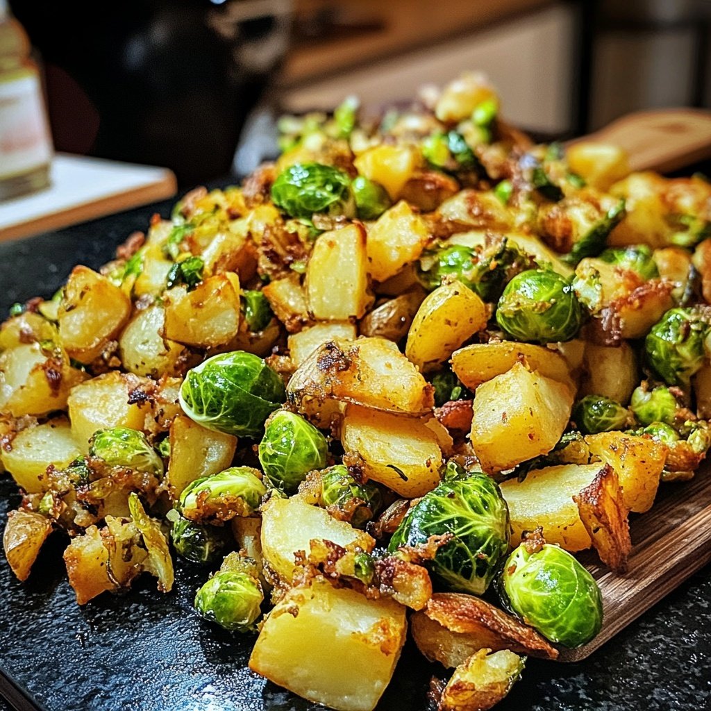 Rosenkohl Kartoffel Pfanne Einfaches Und Leckeres Rezept