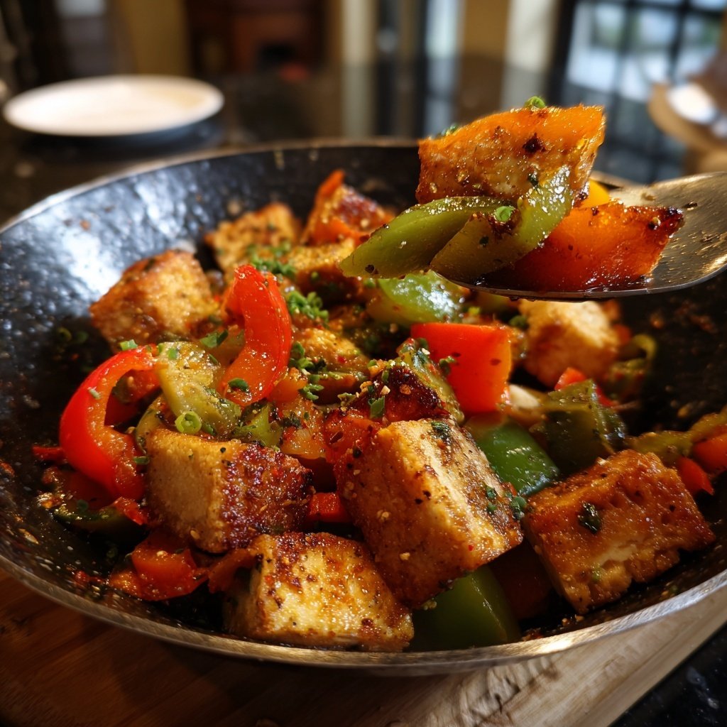 Tofu Gemüse Rührbraten