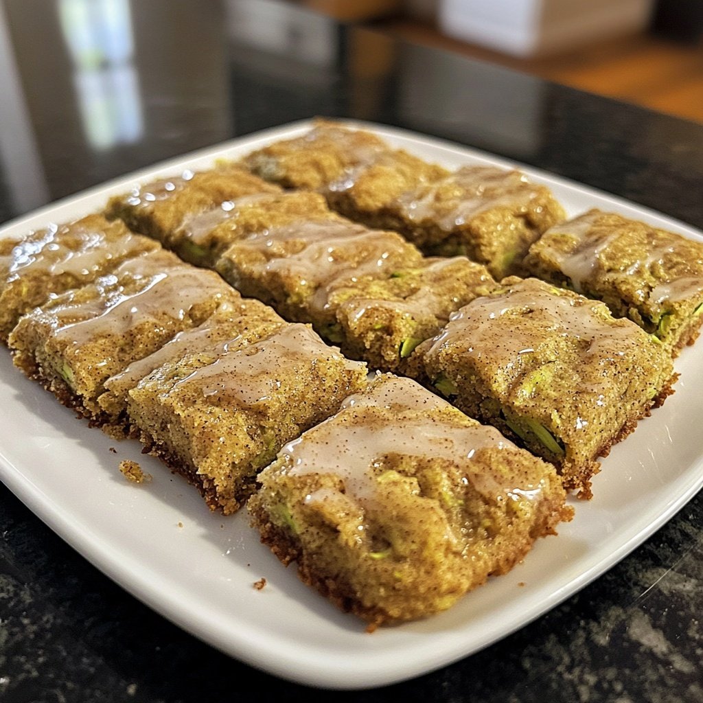 Zucchini Snickerdoodle Riegel