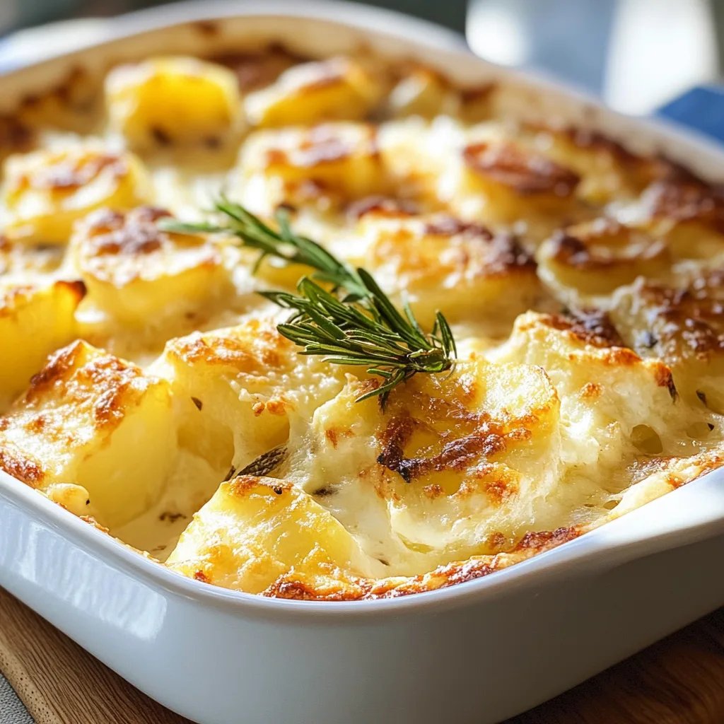 Kartoffel-Kohlrabi-Gratin