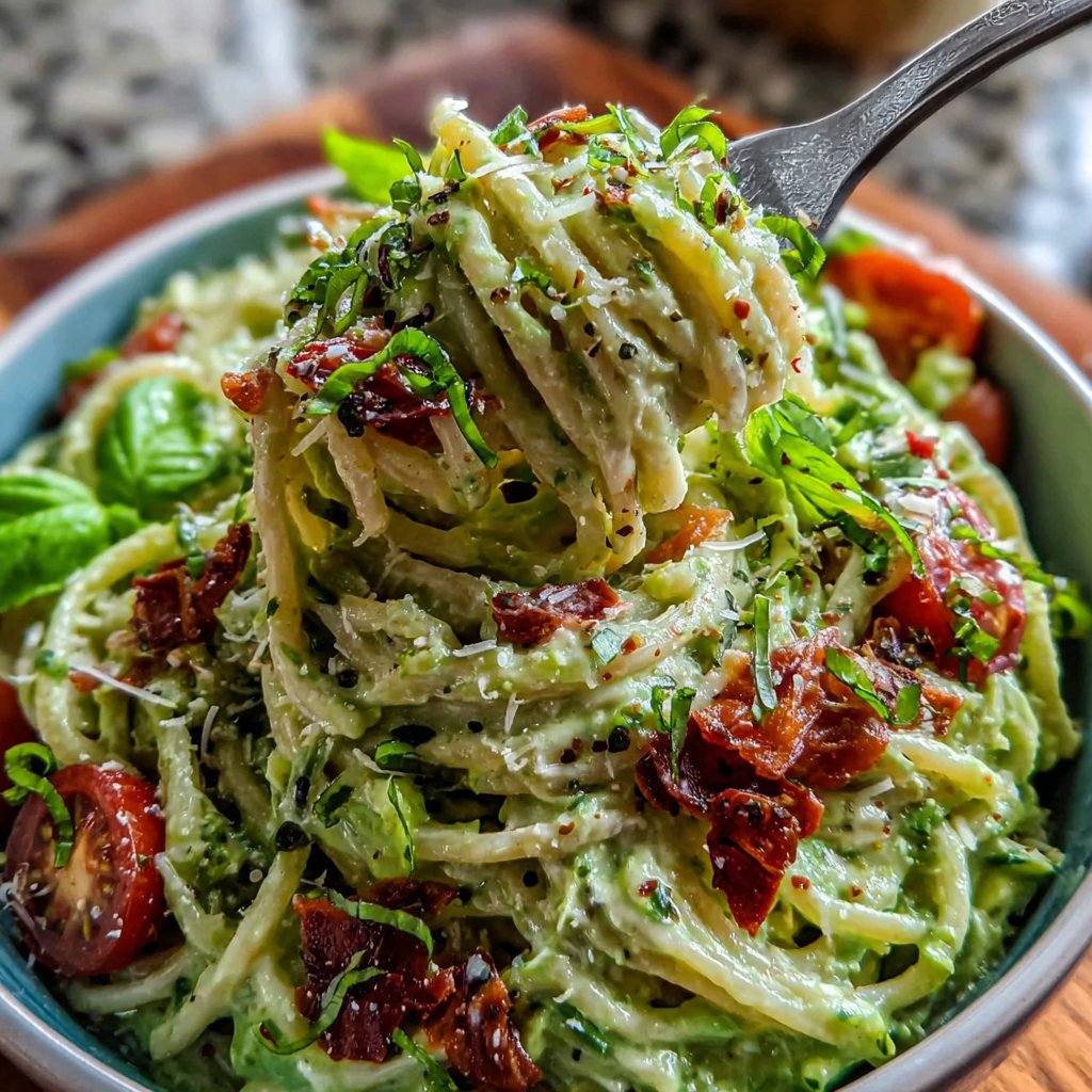 Cremige Avocado Pasta