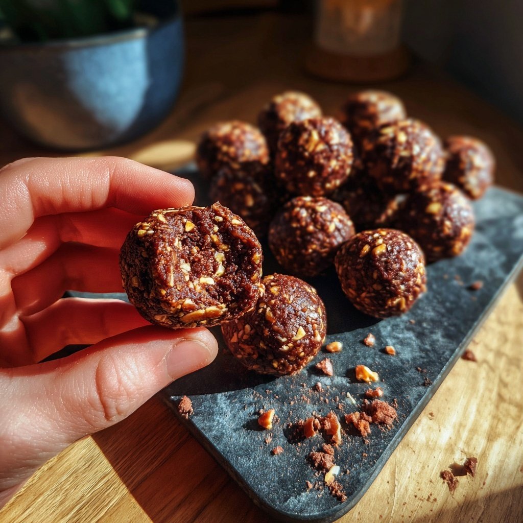 Kakao Nuss Energie Bällchen