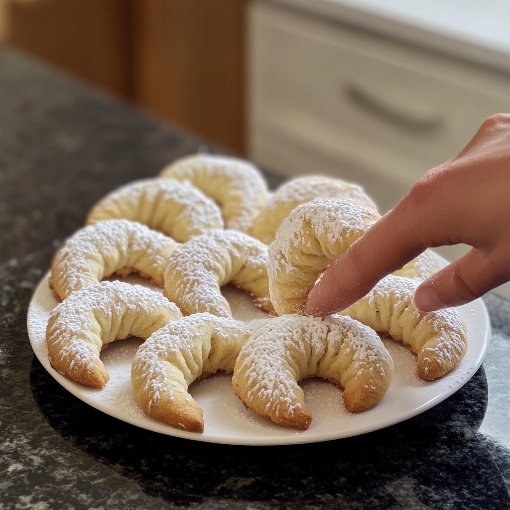 Vanillekipferl mit echter Bourbon-Vanille