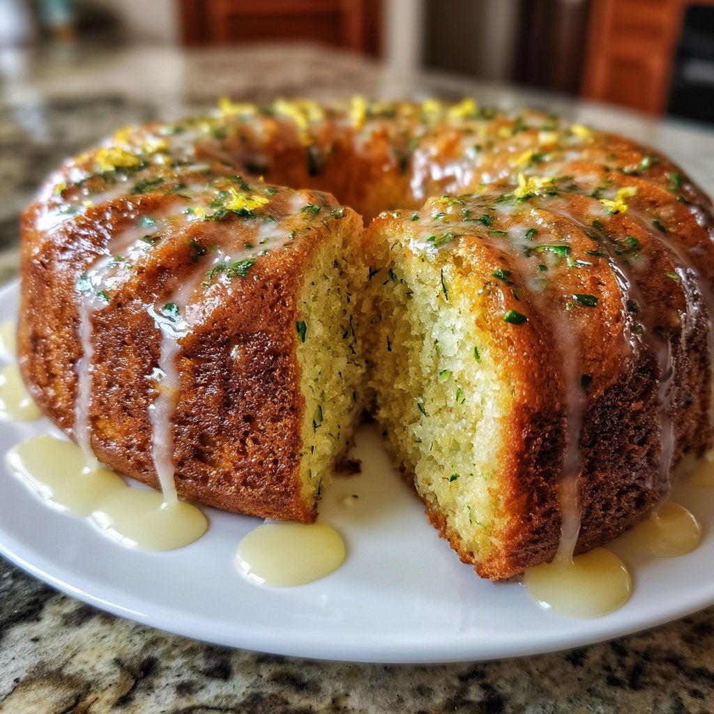 Zucchini Zitrone Tröpfchen Kuchen