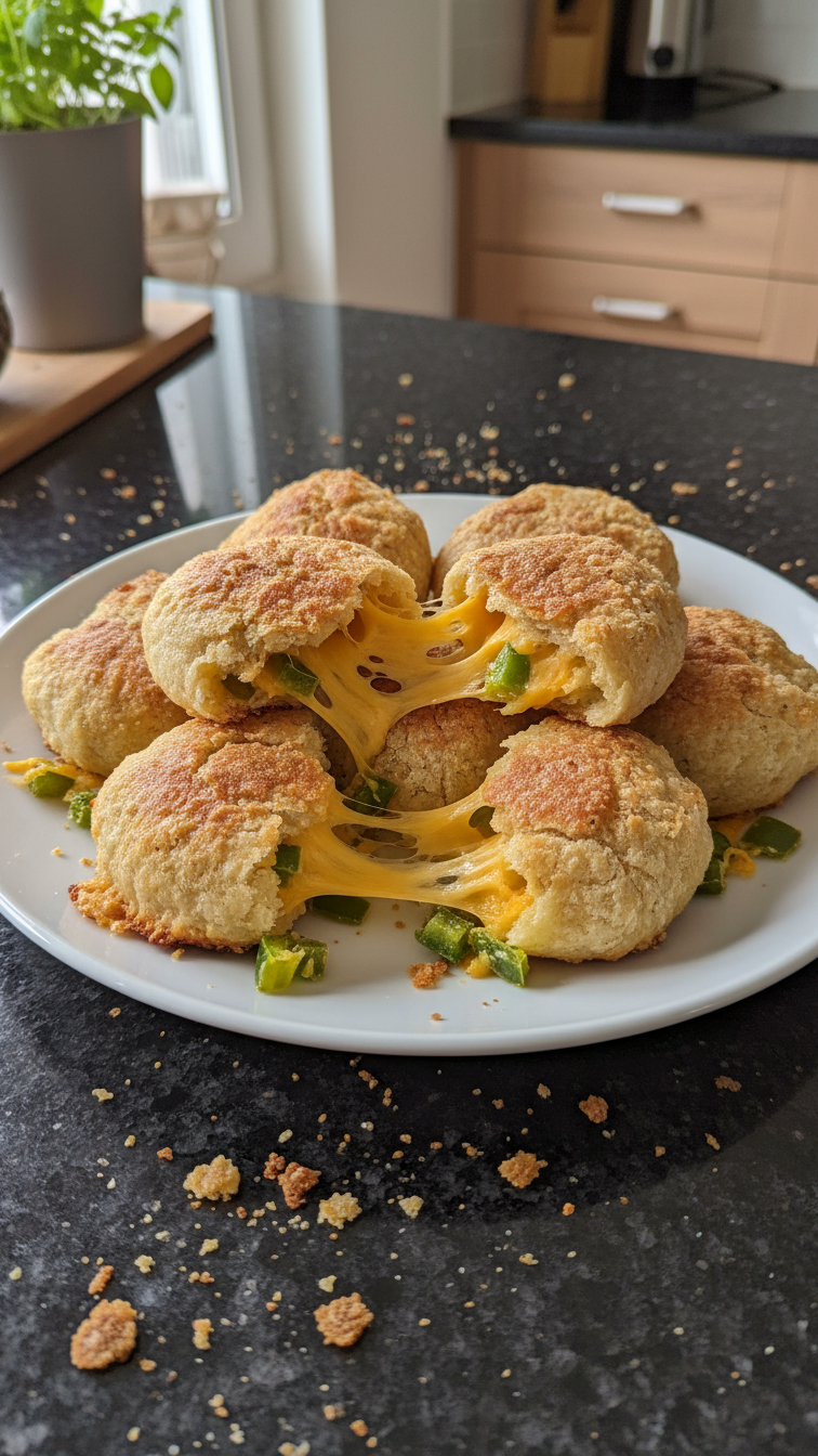 Würzige Cheddar Jalapeño Häppchen