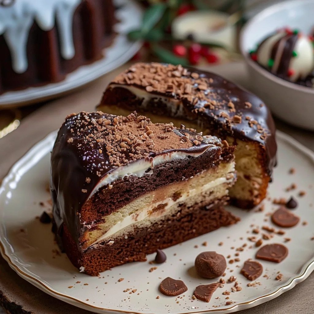 Marmor Lebkuchen - toller Kuchen für die Weihnachtszeit