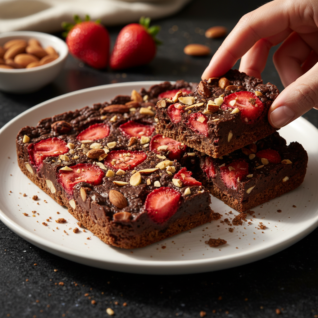 Schokoladen Erdbeer Mandel Crunch