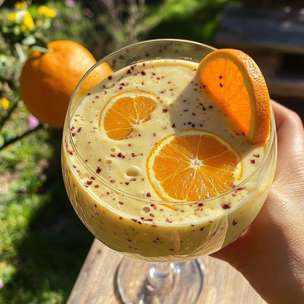 Weißwein-Orangen-Punsch mit Eierlikör