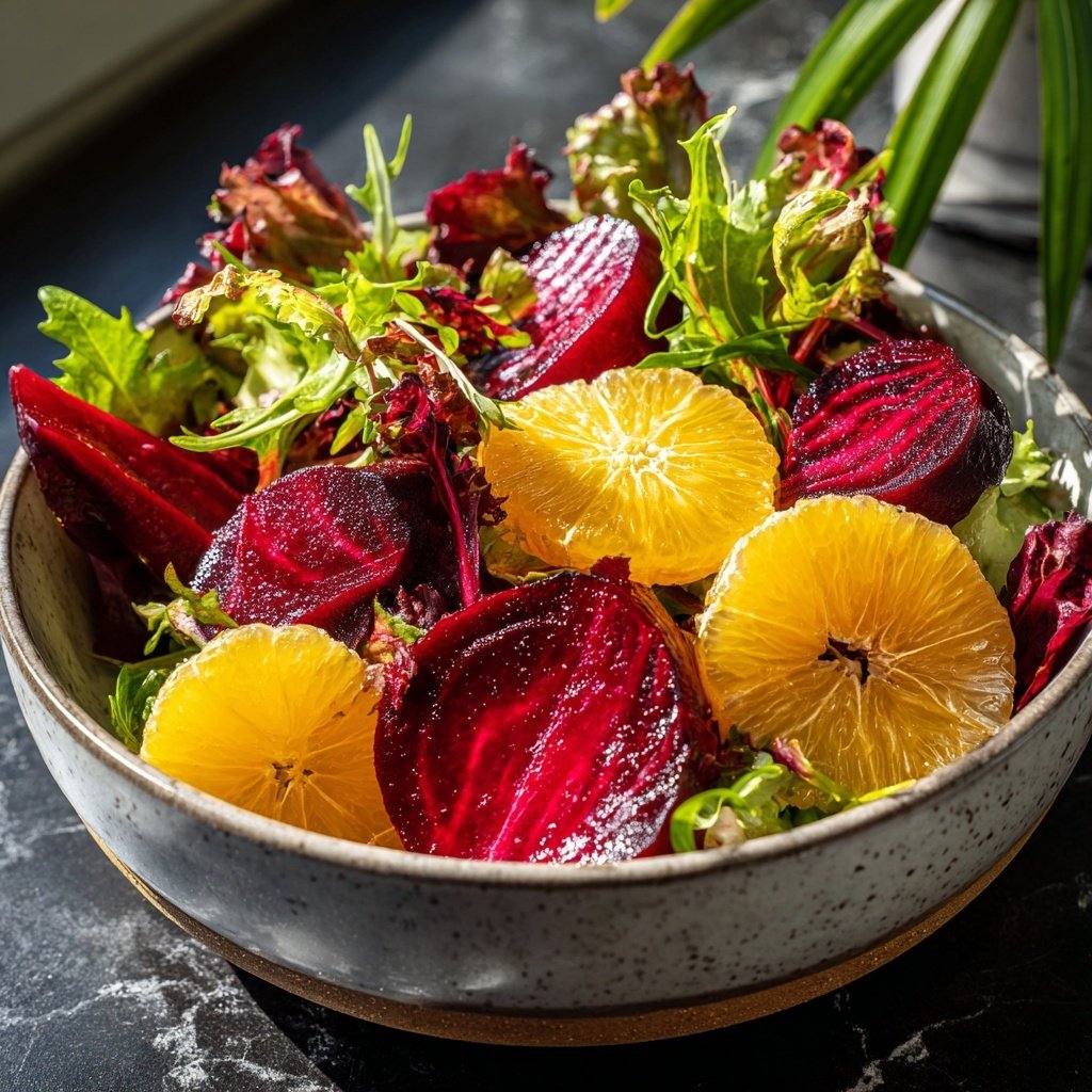 Radieschen Rote Bete Zitrus Wintersalat