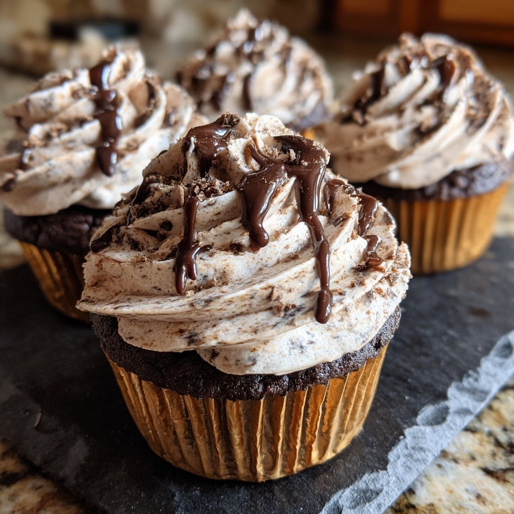 Kakao Haselnuss Creme Cupcakes