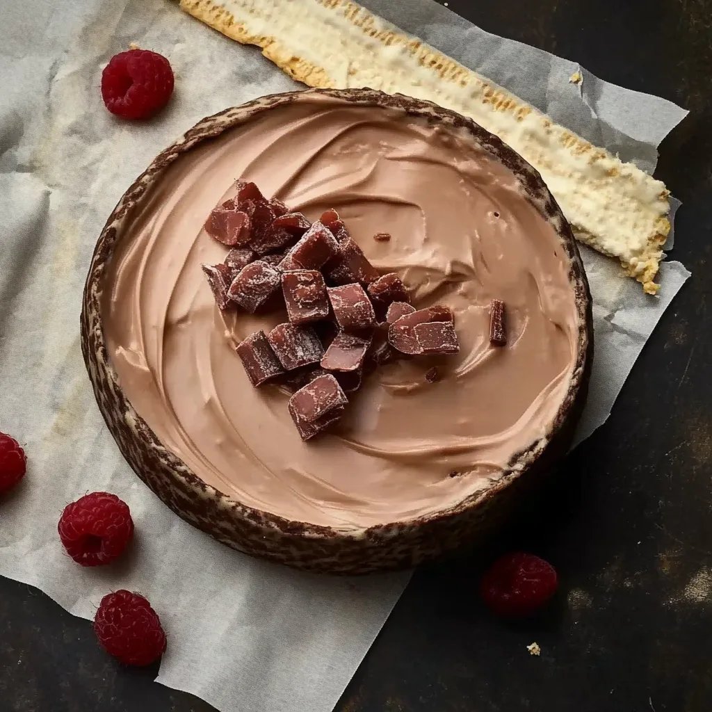 Schokoladen-Mousse mit Spekulatius-Crunch
