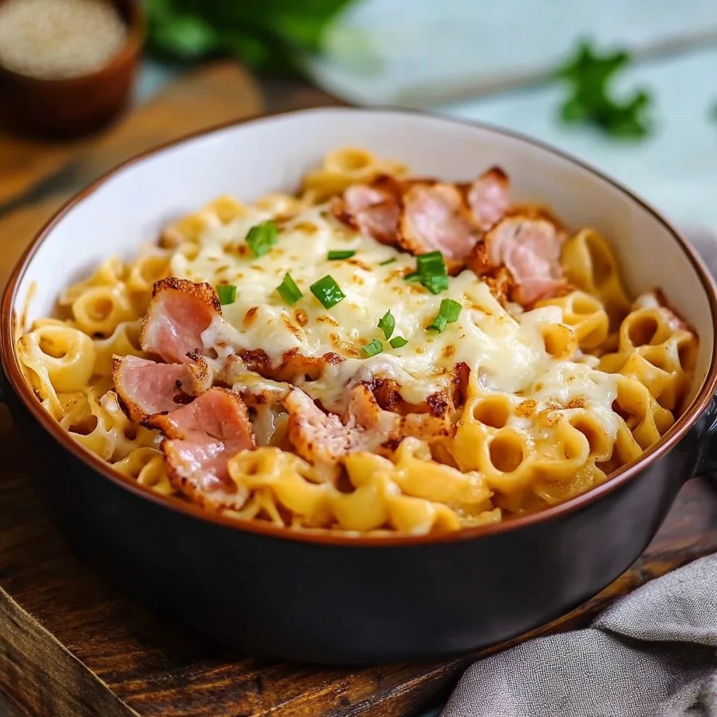 Nudelauflauf mit Fleischwurst