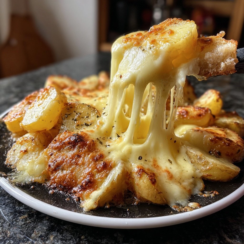 Klassisches Raclette mit Kartoffeln